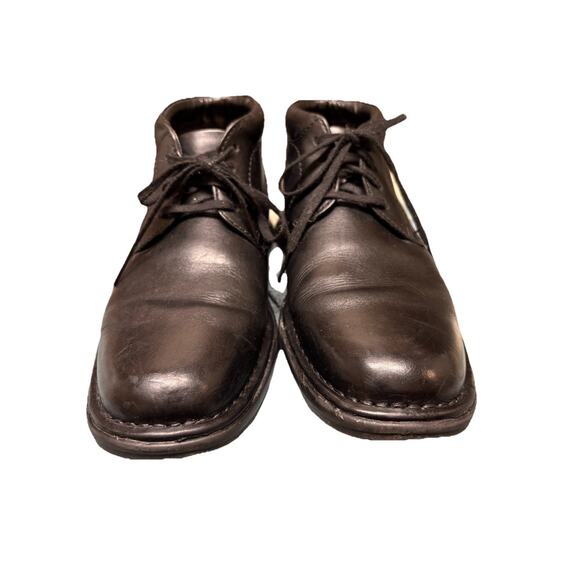 Clarks Boots Mens Size 7.5 Black Leather Chukka Ankle Casual Dress Comfort main image 8